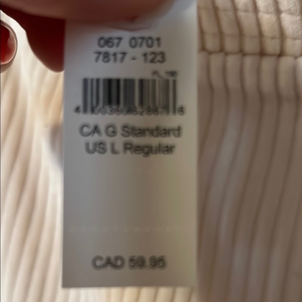 Aerie Cream Pants Soft Knit - Picture 8 of 10